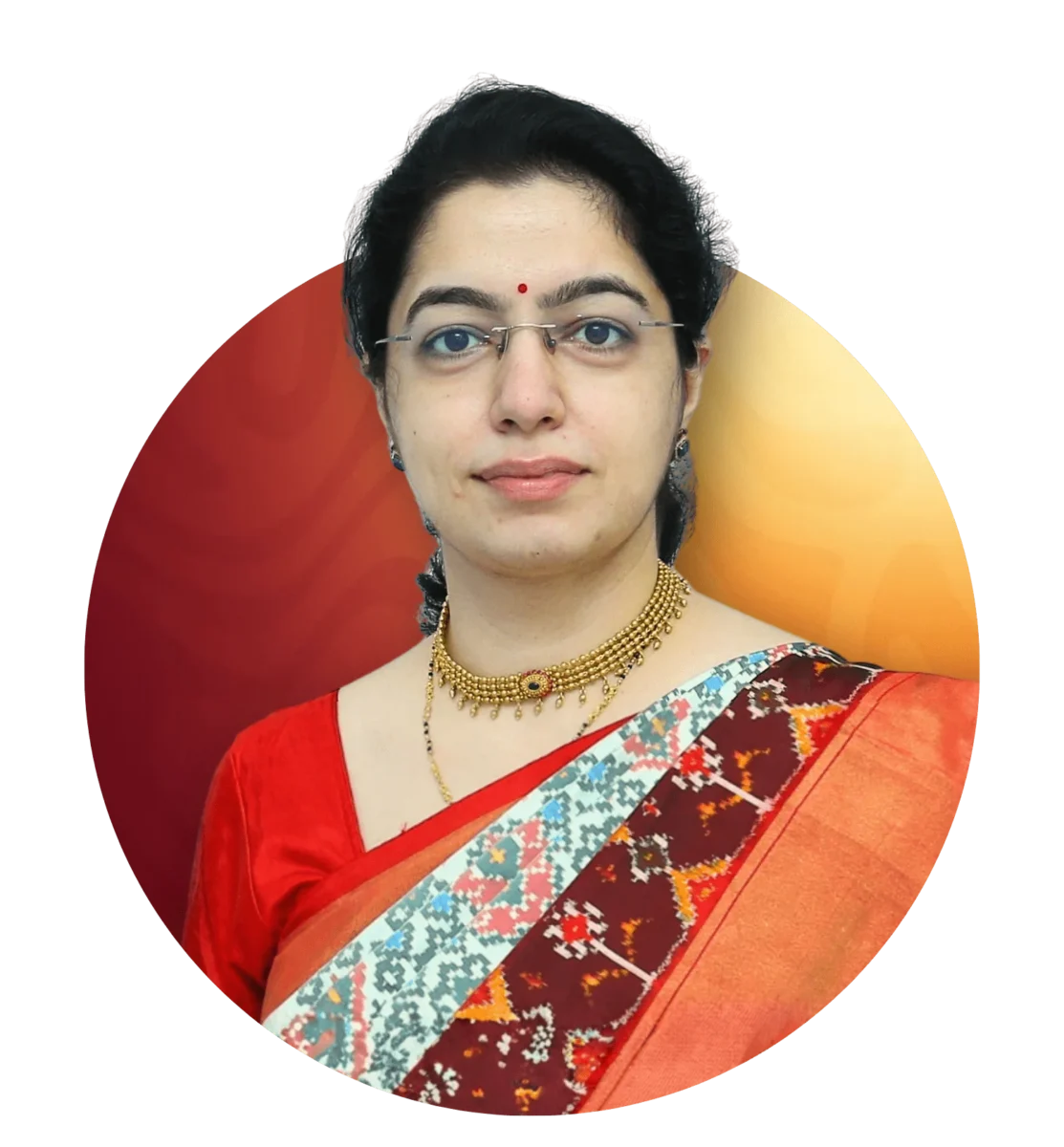 Portrait of Dr. Abhilasha Baharani, Treasurer of the Uveitis Society of India (USI) and Clinical Lead at Neoretina Eyecare Institute, Hyderabad, specialist in ocular inflammatory diseases.