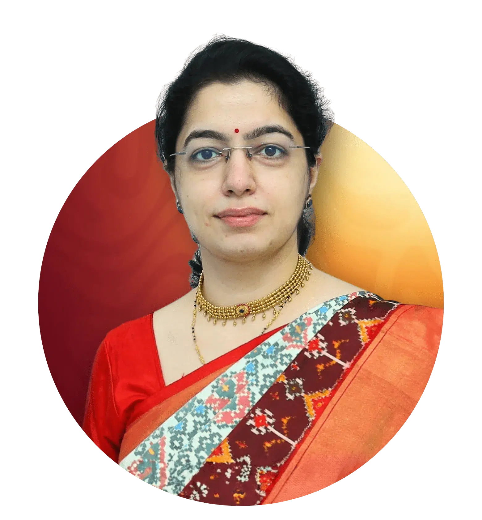 Portrait of Dr. Abhilasha Baharani, Treasurer of the Uveitis Society of India (USI) and Clinical Lead at Neoretina Eyecare Institute, Hyderabad, specialist in ocular inflammatory diseases.
