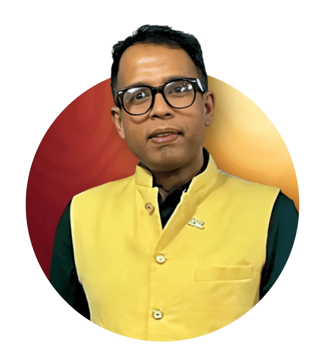 Portrait of Dr. Parthopratim Dutta Majumder, Honorary Secretary of the Uveitis Society of India (USI) and Professor of Uvea & Medical Retina at Sankara Nethralaya, Chennai.