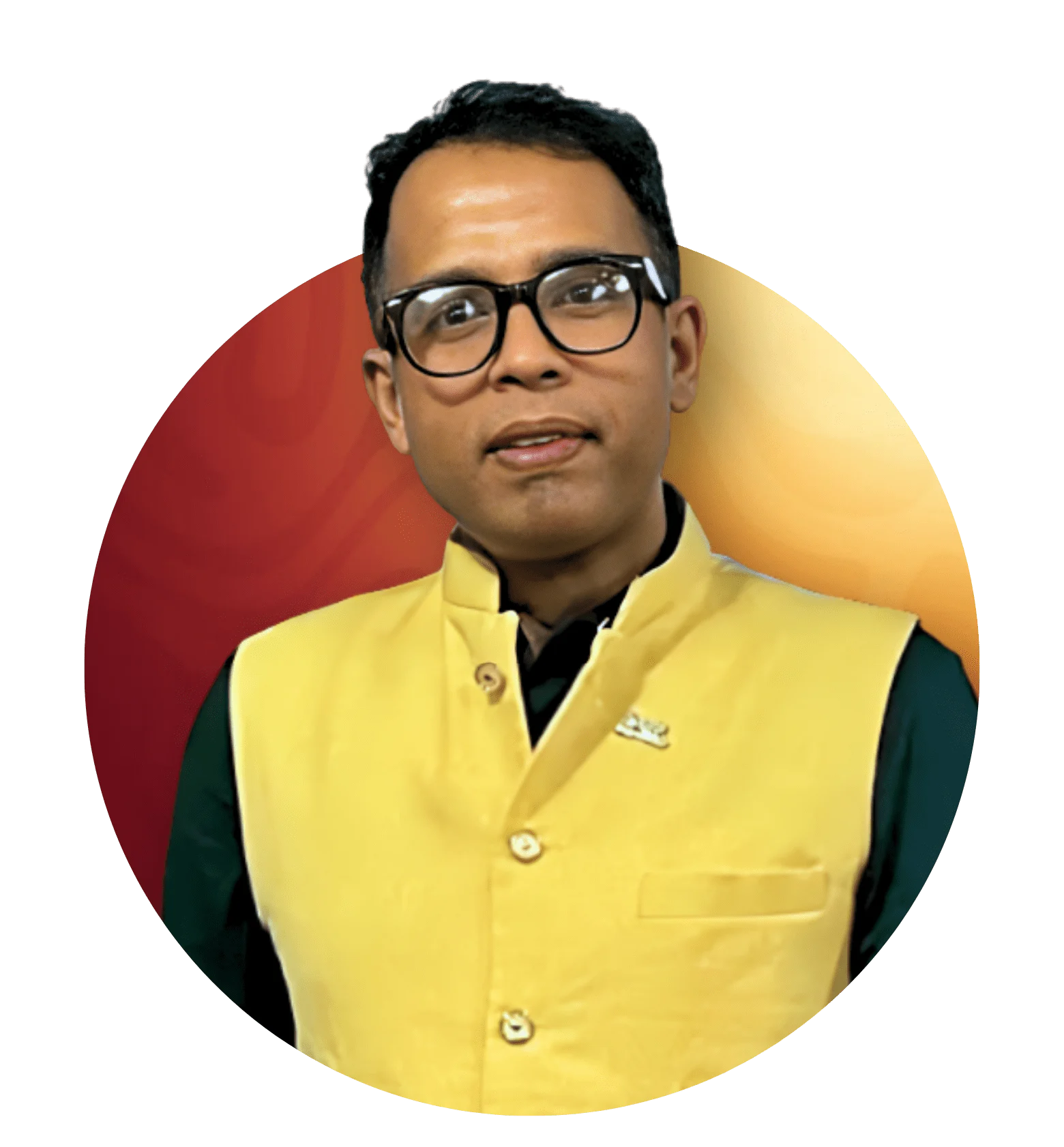 Portrait of Dr. Parthopratim Dutta Majumder, Honorary Secretary of the Uveitis Society of India (USI) and Professor of Uvea & Medical Retina at Sankara Nethralaya, Chennai.